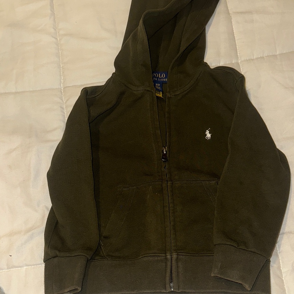 Polo by Ralph Lauren Kids Olive Hoodie